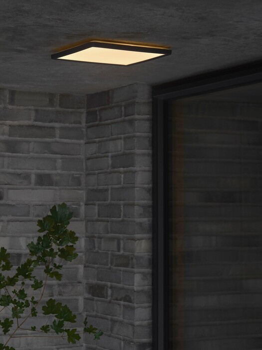 Nordlux Watlee udendørslampe LED firkantet sort